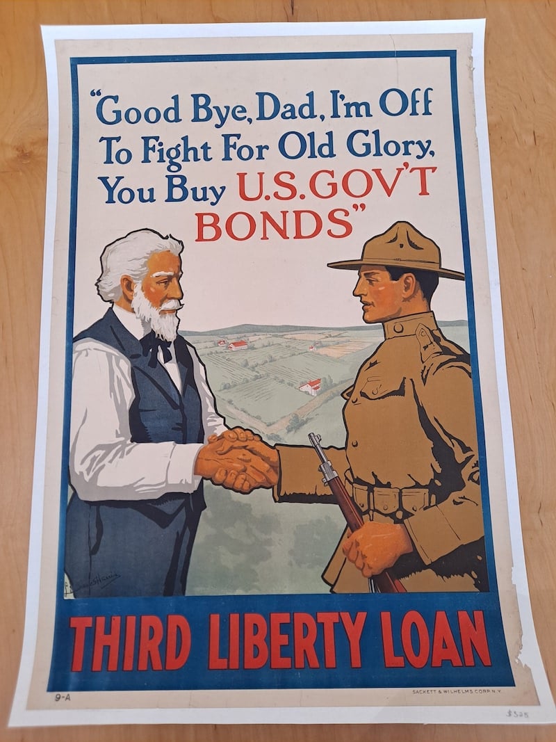 WW1 posters at Real old Paper Gallery