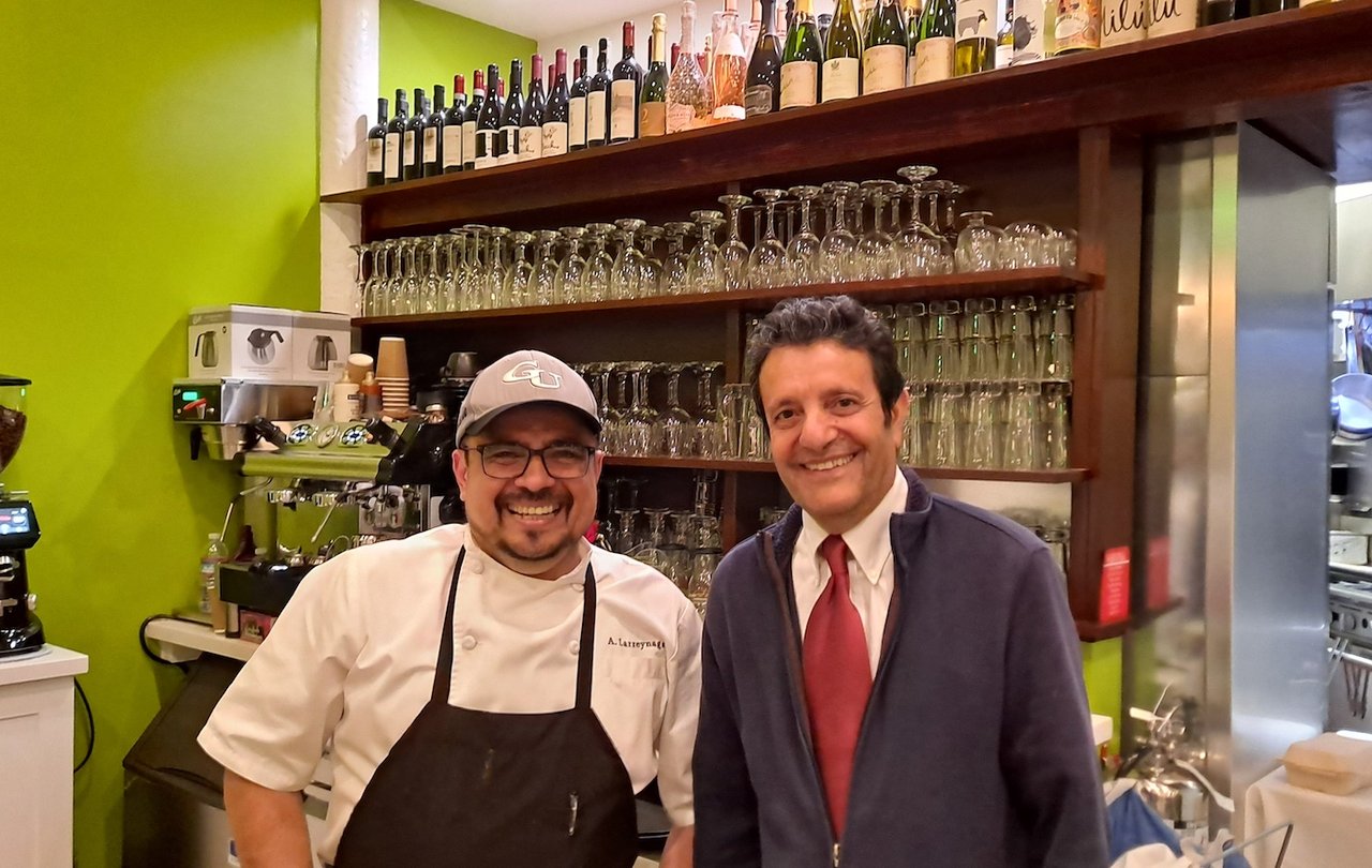 Chef Adolfo and Nader at Elena