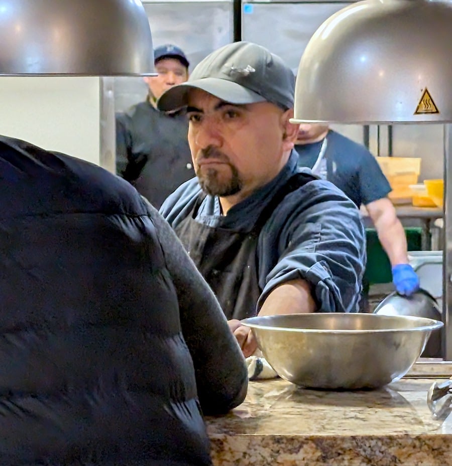 Chef Marco at Cantina Los Mayas