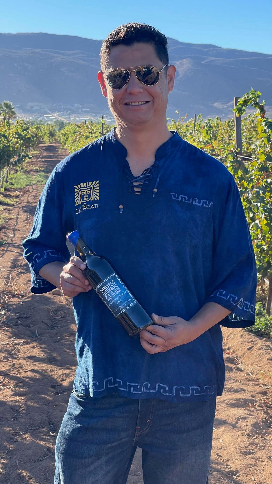 Cē Ācatl Wines - Cesar in Mexico