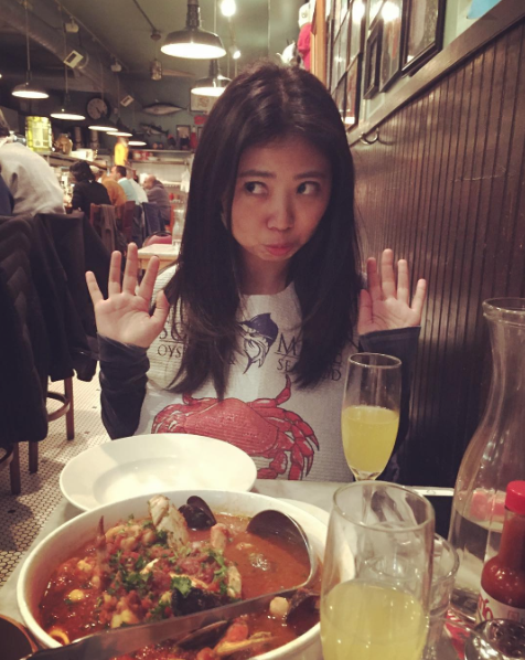 A Visitor Expresses Her Joy And Wonder At The Famous Cioppino