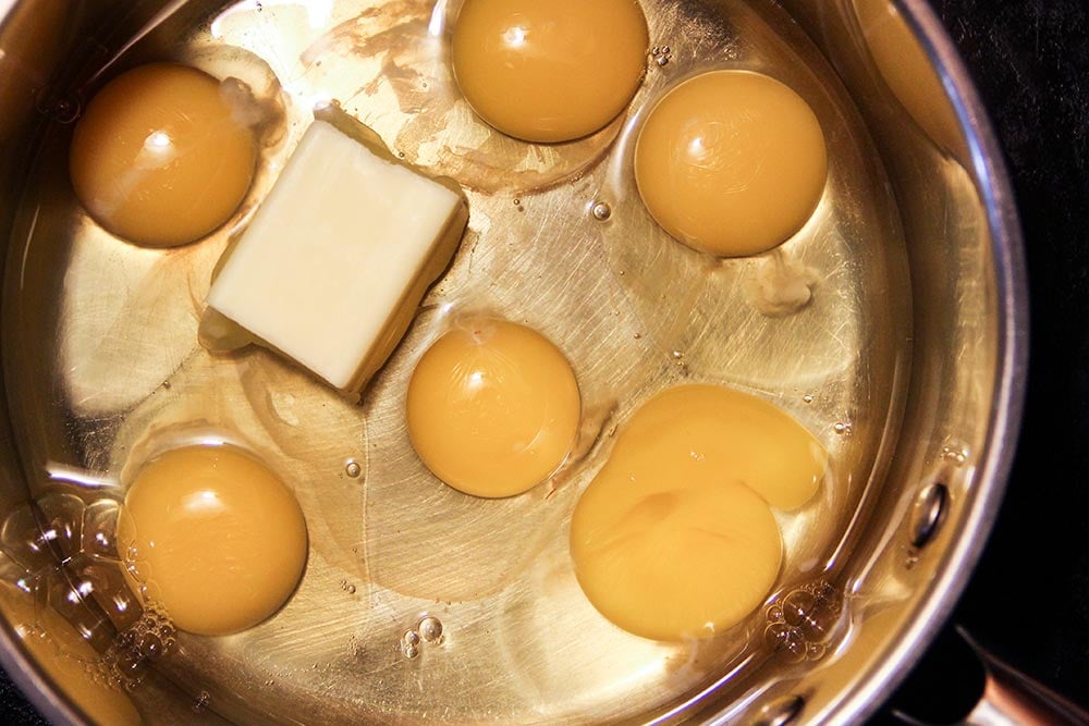 butter and eggs, joe content