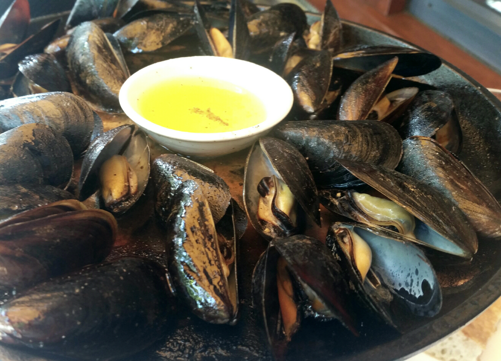 Rose Pistola's Iron Skillet Roasted Mussels