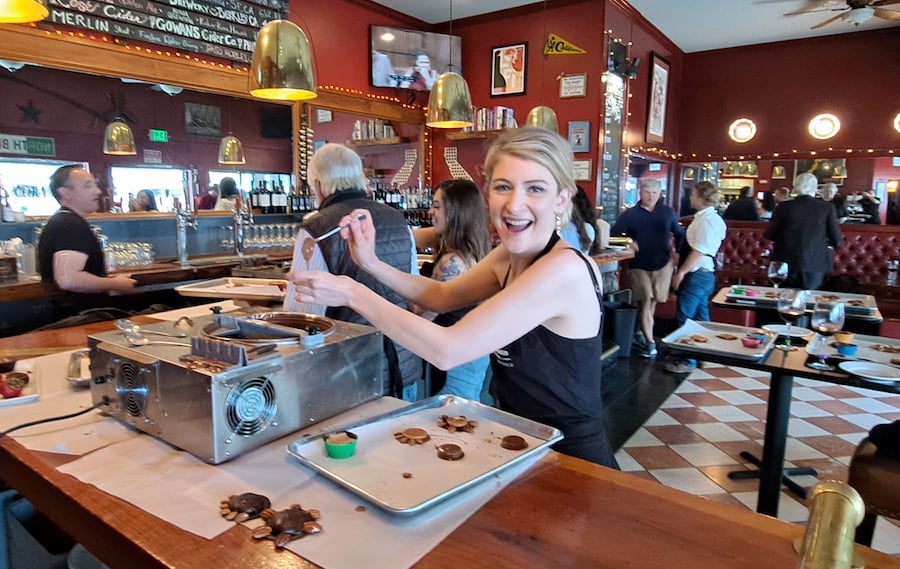chocolate and wine