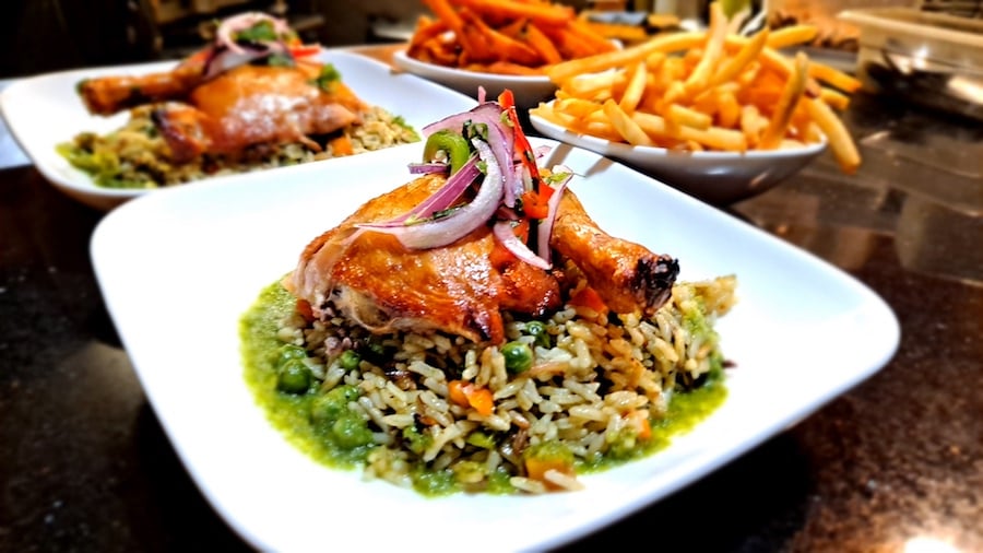 Arroz Con Pollo at Eddy Bonilla's La Fusion