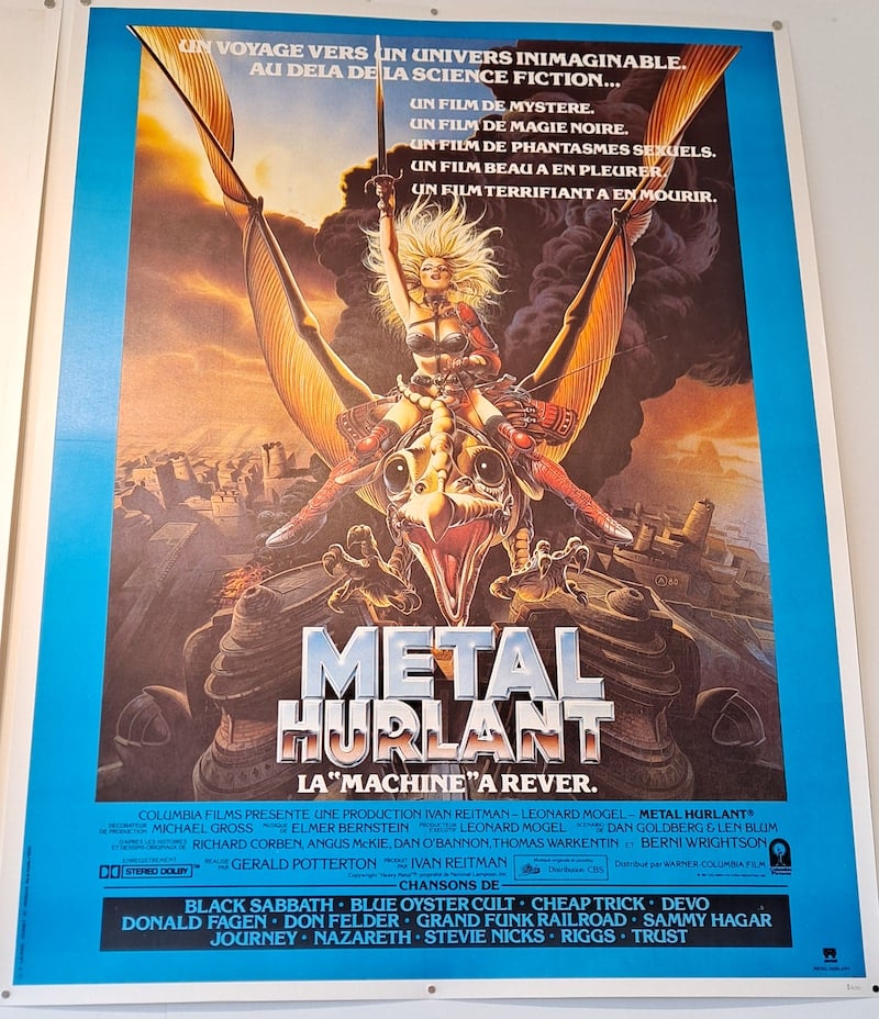 movie posters at real old paper sf