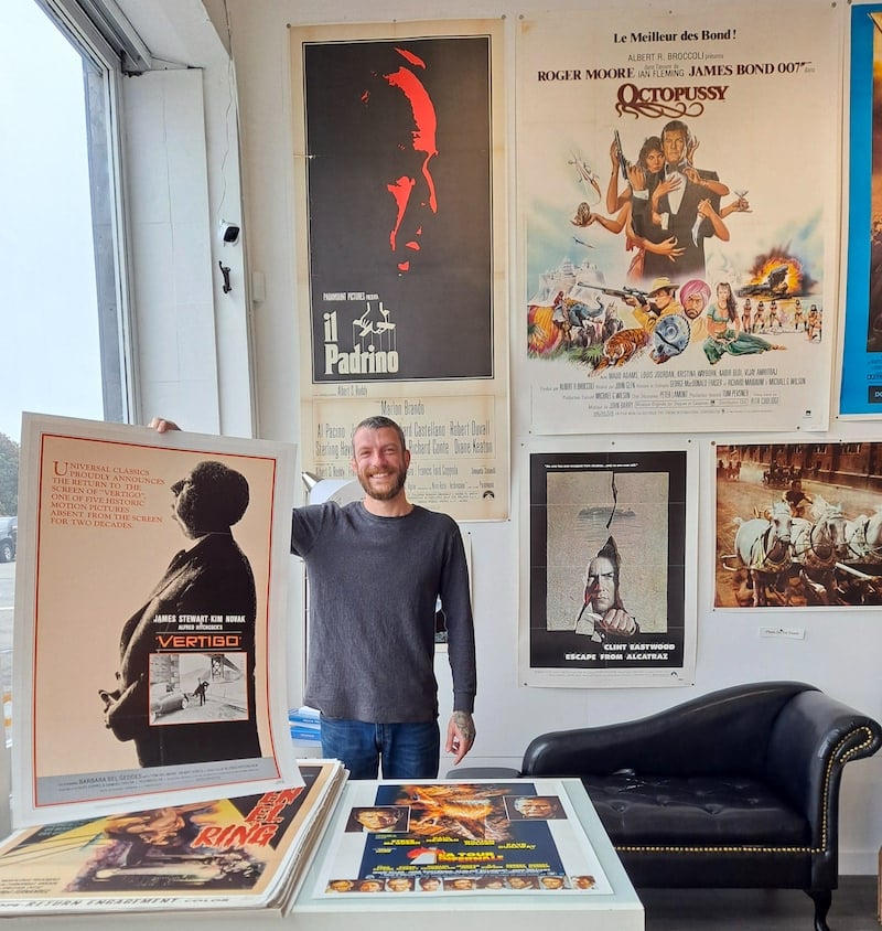 movie posters at real old paper gallery