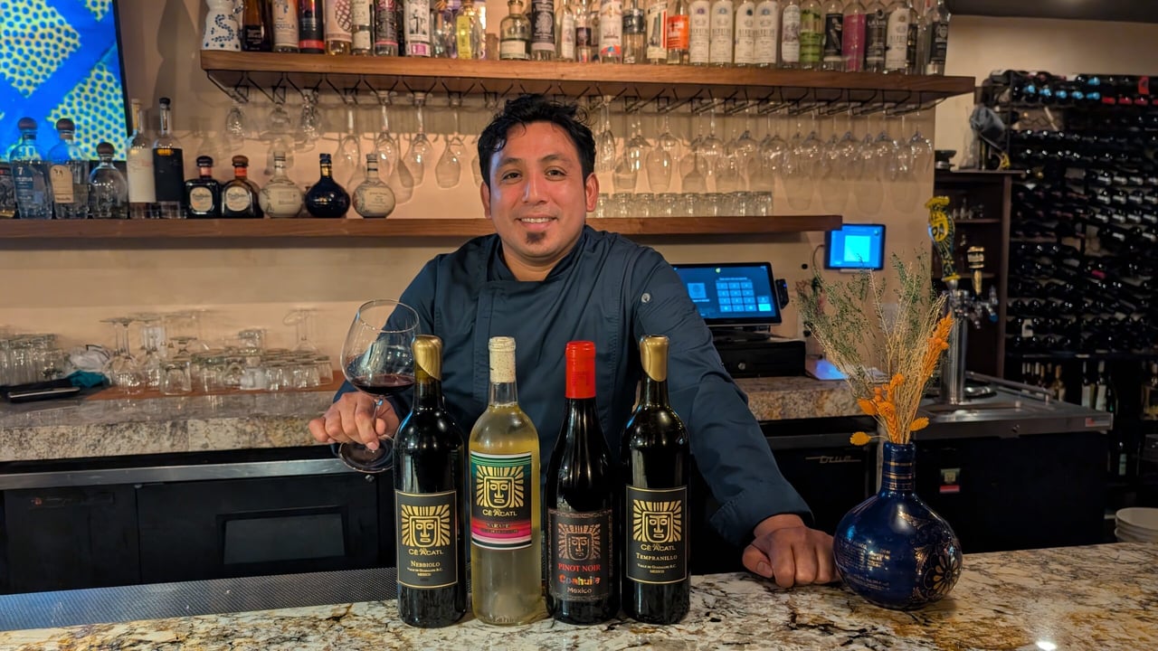 Cē Ācatl Wines at Cantina Los Mayas